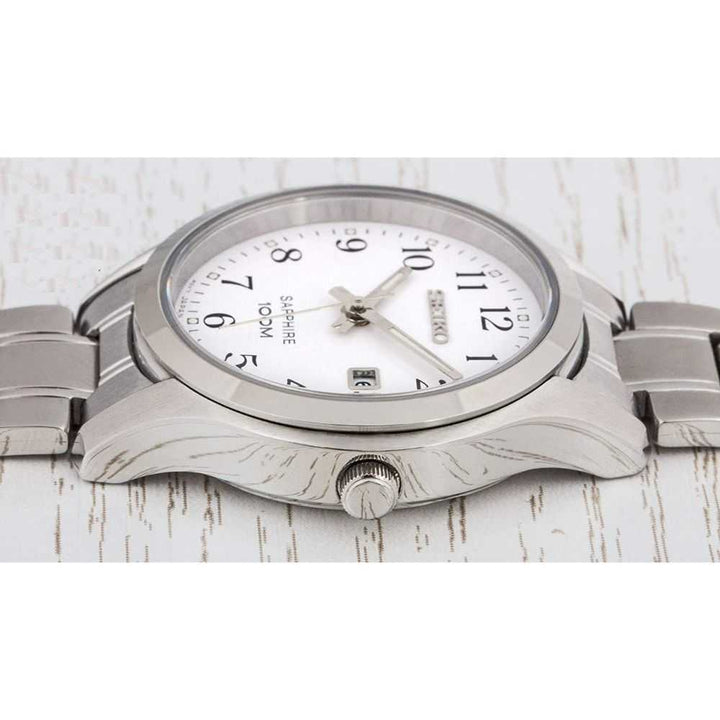 SEIKO GENERAL SGEH67P1 ANALOG STAINLESS STEEL MEN'S SILVER WATCH - H2 Hub Watches