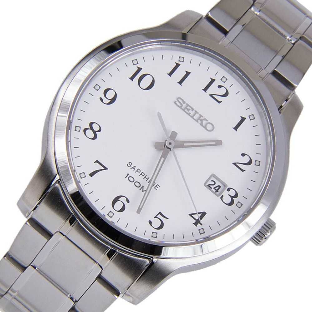 SEIKO GENERAL SGEH67P1 ANALOG STAINLESS STEEL MEN'S SILVER WATCH - H2 Hub Watches