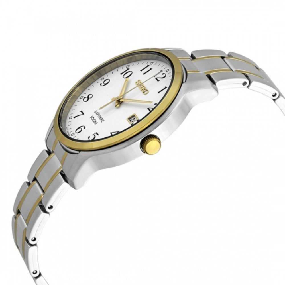 SEIKO GENERAL SGEH68P1 ANALOG STAINLESS STEEL MEN'S TWO TONE WATCH - H2 Hub Watches