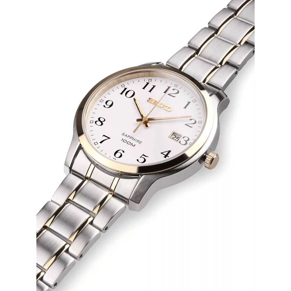 SEIKO GENERAL SGEH68P1 ANALOG STAINLESS STEEL MEN'S TWO TONE WATCH - H2 Hub Watches