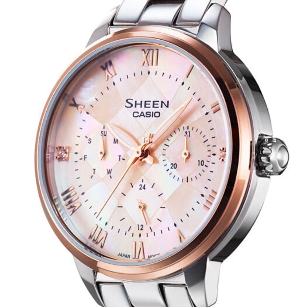 CASIO SHEEN SHE-3055SPG-4AUDR WOMEN'S WATCH - H2 Hub Watches