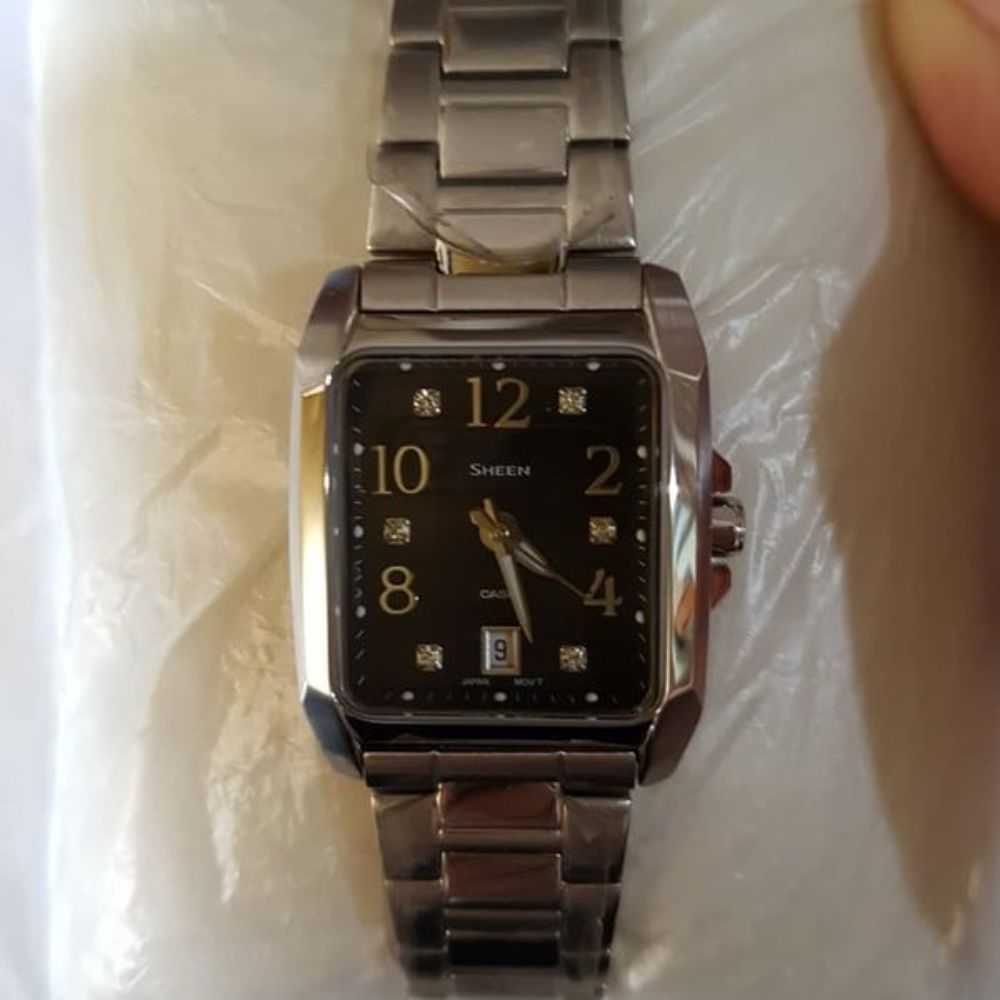 CASIO SHEEN SHE-4023D-1ADR QUARTZ SILVER STAINLESS STEEL WOMEN'S WATCH - H2 Hub Watches