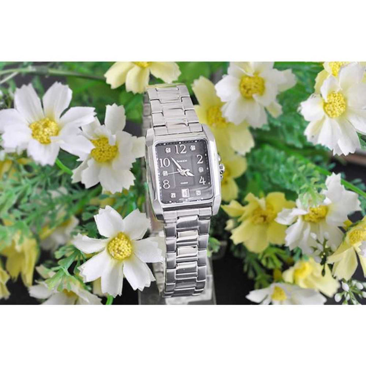 CASIO SHEEN SHE-4023D-1ADR QUARTZ SILVER STAINLESS STEEL WOMEN'S WATCH - H2 Hub Watches