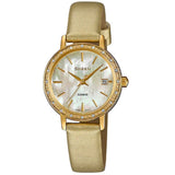 CASIO SHEEN SHE-4060GL-9A-P GOLD LEATHER WOMEN WATCH