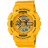 Casio G-Shock & Baby-G Digital-Analogue Yellow Resin Strap Unisex Watch SLV-22A-9A