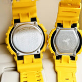 Casio G-Shock & Baby-G Digital-Analogue Yellow Resin Strap Unisex Watch SLV-22A-9A