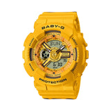 Casio G-Shock & Baby-G Digital-Analogue Yellow Resin Strap Unisex Watch SLV-22A-9A