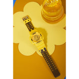 Casio G-Shock & Baby-G Digital-Analogue Yellow Resin Strap Unisex Watch SLV-22A-9A