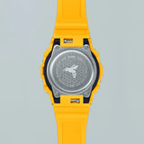 Casio G-Shock & Baby-G Digital Yellow Resin Strap Unisex Watch SLV-22B-9D