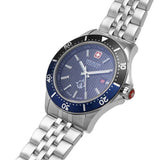 Swiss Military Flagship X Black Dial Stainless Steel Strap Men Watch SMWGH2100603