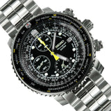 SEIKO CHRONOGRAPH SNA411P1P STAINLESS STEEL MEN'S WATCH