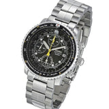 SEIKO CHRONOGRAPH SNA411P1P STAINLESS STEEL MEN'S WATCH