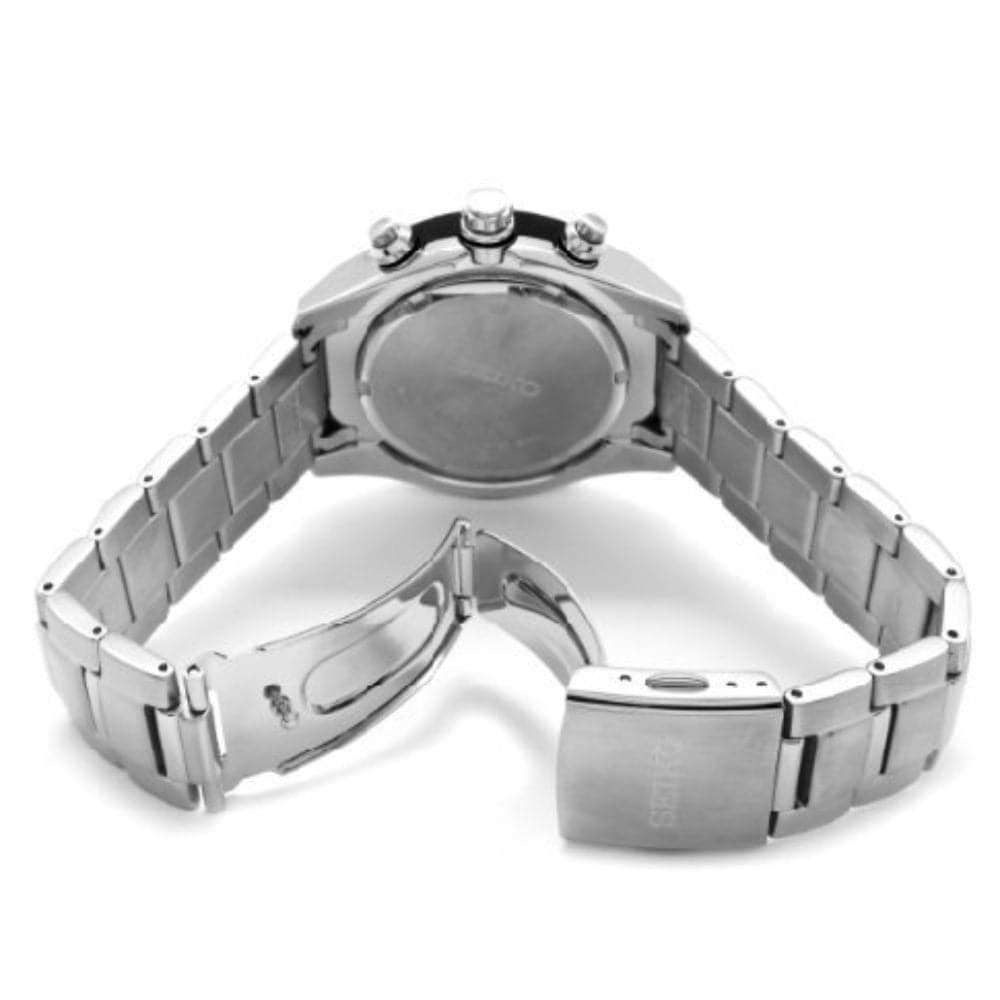 SEIKO GENERAL SNAC83P CHRONOGRAPH STAINLESS STEEL MEN'S SILVER WATCH - H2 Hub Watches