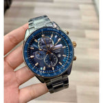 SEIKO CRITERIA SNDH01P1 CHRONOGRAPH STAINLESS STEEL MEN'S SILVER WATCH - H2 Hub Watches