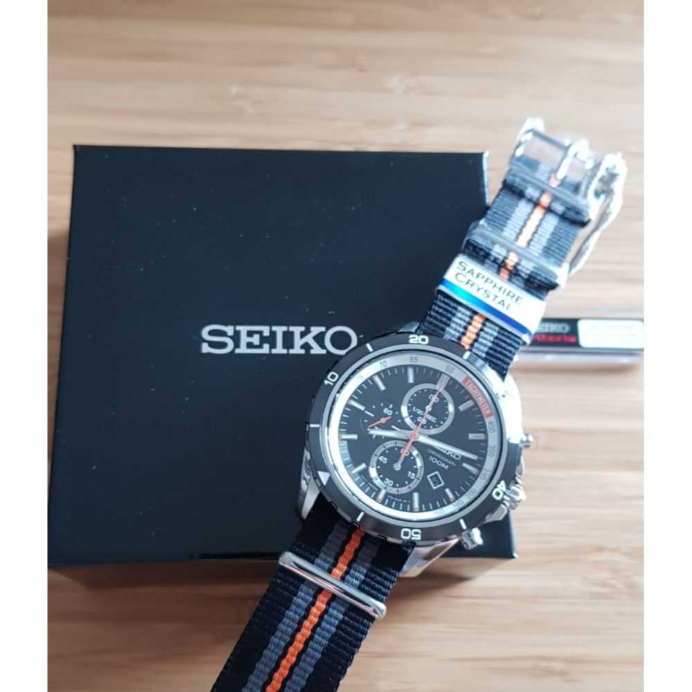 SEIKO CRITERIA SNDH25P1 CHRONOGRAPH MEN'S WATCH - H2 Hub Watches