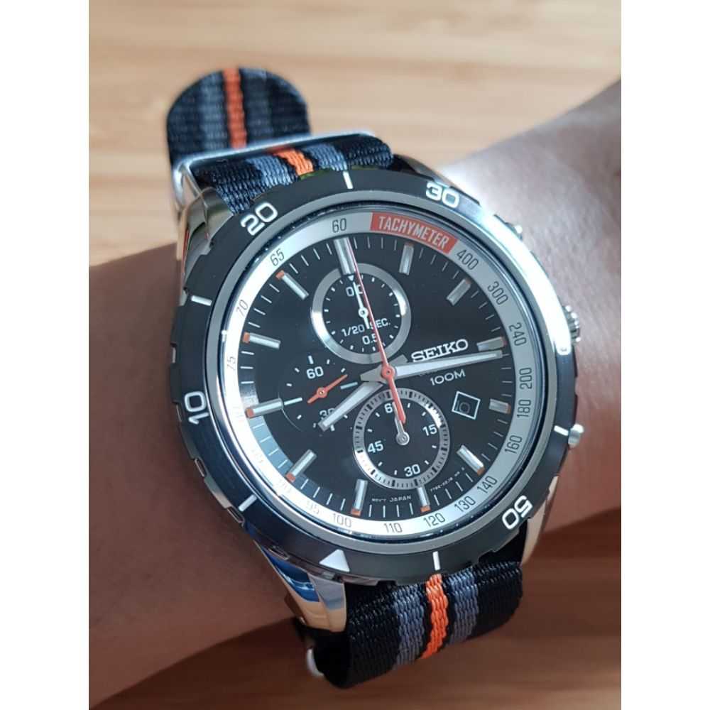 SEIKO CRITERIA SNDH25P1 CHRONOGRAPH MEN'S WATCH - H2 Hub Watches