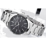 SEIKO GENERAL SNE527P1P BLACK DIAL STAINLESS STEEL MEN'S WATCH