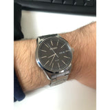 SEIKO GENERAL SNE527P1P BLACK DIAL STAINLESS STEEL MEN'S WATCH