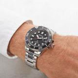 SEIKO PROSPEX SNE551P1 BLACK DIAL STAINLESS STEEL MEN'S WATCH