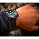 SEIKO ELITE SNE577P1P BLACK SILICONE STRAP MEN'S WATCH