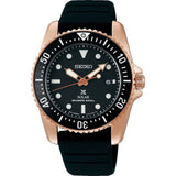 SEIKO PROSPEX SNE586P1 SOLAR BLACK SILICONE MEN'S WATCH