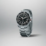 SEIKO PROSPEX SNE589P1 COMPACT SOLAR SAPPHIRE BLACK DIAL DIVER'S MEN'S WATCH