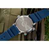 Seiko Prospex Black Dial And Blue Silicone Strap Men Watch SNJ039P1