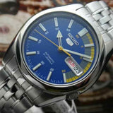 SEIKO 5SNK371K1P AUTOMATIC BLUE DIAL STAINLESS STEEL MEN WATCH