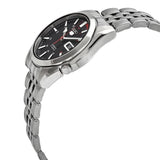 SEIKO SNK375J1P BLACK DIAL STAINLESS STEEL MEN'S WATCH