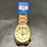 SEIKO 5 SNK578J1P AUTOMATIC GOLD STAINLESS STEEL MEN WATCH
