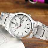 SEIKO 5 SNK789K1P AUTOMATIC STAINLESS STEEL WHITE DIAL MEN'S WATCH