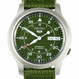 SEIKO 5 MILITARY SNK805K2P AUTOMATIC MEN'S GREEN NYLON STRAP WATCH - H2 Hub Watches