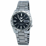 SEIKO 5 SNKE01J1P BLACK DIAL STAINLESS STEEL MEN'S WATCH