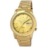 Seiko 5 Automatic Full Gold Pvd Stainless Steel Men's Watch SNKE56K1P
