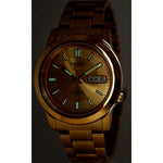SEIKO 5 SNKK20K1 GOLD STAINLESS STEEL MEN'S WATCH - H2 Hub Watches