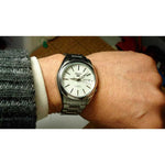 SEIKO GENERAL SNKL41K1 AUTOMATIC STAINLESS STEEL MEN'S SILVER WATCH - H2 Hub Watches