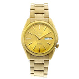 Seiko 5 Gold Dial Stainless Steel Strap Men's Watch SNKL48K1
