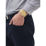 Seiko 5 Gold Dial Stainless Steel Strap Men's Watch SNKL48K1