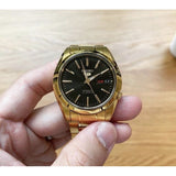 SEIKO 5 SNKL50K1P AUTOMATIC STAINLESS STEEL MEN'S GOLD WATCH