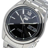 SEIKO 5 SNKL55K1 AUTOMATIC STAINLESS STEEL MEN'S SILVER WATCH - H2 Hub Watches