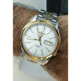 SEIKO 5 SNKL84K1 AUTOMATIC DAY DATE STAINLESS STEEL MEN WATCH