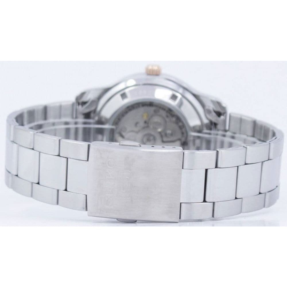 SEIKO 5 CLASSIC SNKP12K1 AUTOMATIC STAINLESS STEEL MEN'S TWO TONE WATCH - H2 Hub Watches