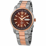 Seiko 5 Two-Tone Stainless Steel Strap Men's Watch SNKP18J1P