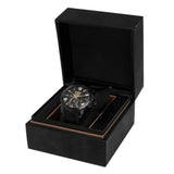 SEIKO PREMIER SNP145P1 KINETIC PERPETUAL BLACK LEATHER MEN'S WATCH