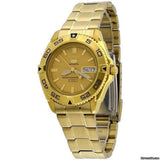 Seiko 5 Sports Gold Stainless Steel Men's Watch SNZB26J1P