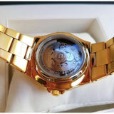 SEIKO 5 SNZE32K1P AUTOMATIC GOLD STAINLESS STEEL BRACELET MEN'S WATCH