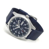 SEIKO 5 SPORTS SNZG11K1P BLUE NYLON STRAP MEN'S WATCH