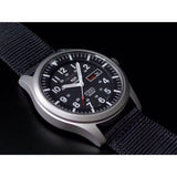 SEIKO 5 SNZG15K1P BLACK NYLON STRAP MEN'S WATCH