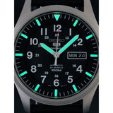 SEIKO 5 SNZG15K1P BLACK NYLON STRAP MEN'S WATCH