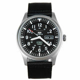 Seiko SNZG15K1 Black Nylon Men's Watch